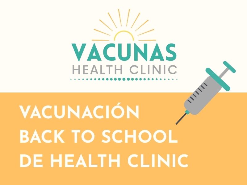 Vacunación Back to School de Health Clinic